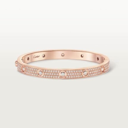 LOVE Bracelet, Paved with 12 Diamonds
