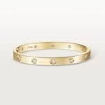LOVE Bracelet, Paved 10 Diamonds, One Screw Closure