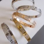 LOVE Bracelet, Paved with 12 Diamonds - Image 8