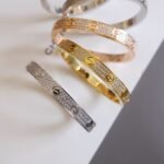 LOVE Bracelet, Paved with 12 Diamonds - Image 9