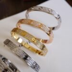 LOVE Bracelet, Paved with 12 Diamonds - Image 11